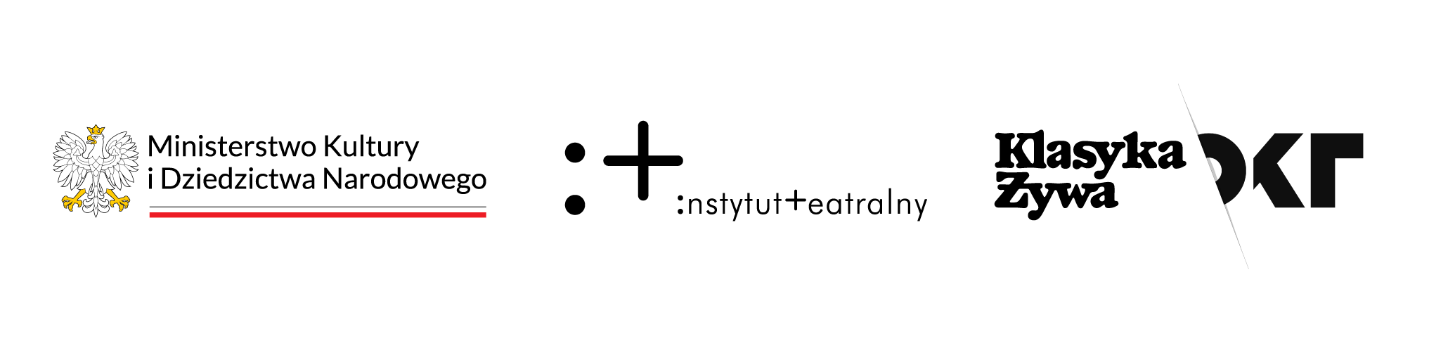 Klasyka Żywa - belka z logotypami